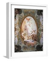 Allegory of Merit Accompanied by Nobility and Virtue-Giambattista Tiepolo-Framed Giclee Print