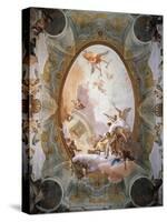 Allegory of Merit Accompanied by Nobility and Virtue-Giambattista Tiepolo-Stretched Canvas
