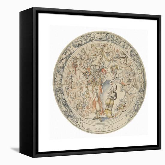 Allegory of Mining, 1563-Jost Amman-Framed Stretched Canvas