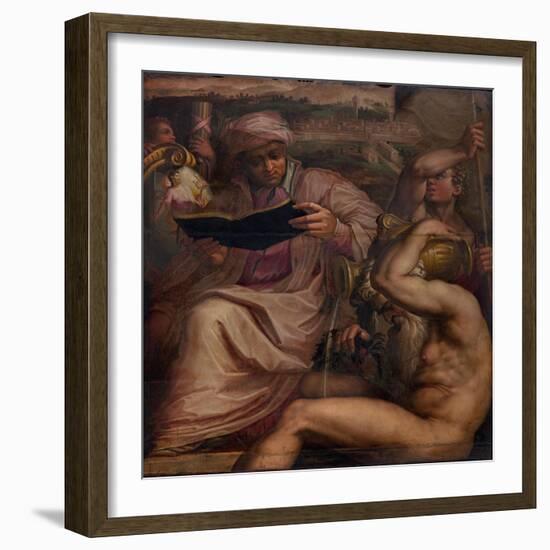 Allegory of Mugello, 1563-1565-Giorgio Vasari-Framed Giclee Print