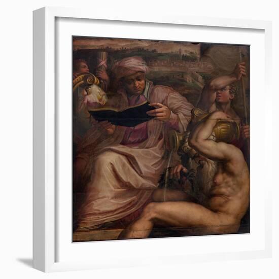 Allegory of Mugello, 1563-1565-Giorgio Vasari-Framed Giclee Print