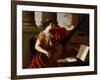 Allegory of Music, 1649-Laurent de La Hire or La Hyre-Framed Giclee Print