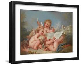 Allegory of Music, 1752-Francois Boucher-Framed Giclee Print