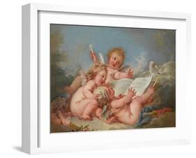 Allegory of Music, 1752-Francois Boucher-Framed Giclee Print