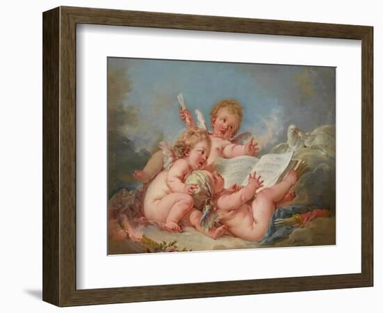 Allegory of Music, 1752-Francois Boucher-Framed Giclee Print