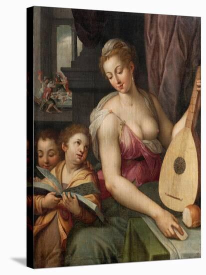 Allegory of Music, c.1575-Frans Floris-Stretched Canvas