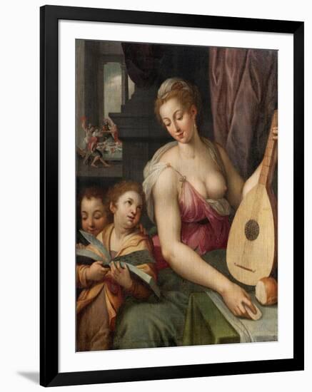 Allegory of Music, c.1575-Frans Floris-Framed Giclee Print