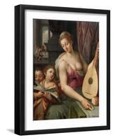 Allegory of Music, c.1575-Frans Floris-Framed Giclee Print