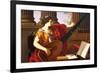 Allegory of Music-Laurent de La Hyre-Framed Premium Giclee Print