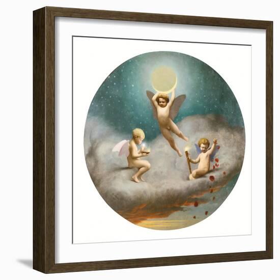 Allegory of Night, 1859 (Oil on Canvas)-Jean Leon Gerome-Framed Giclee Print