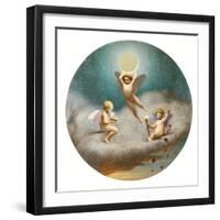 Allegory of Night, 1859 (Oil on Canvas)-Jean Leon Gerome-Framed Giclee Print