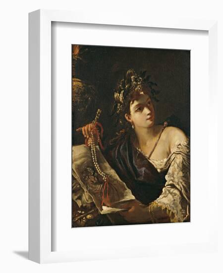 Allegory of Painting (Allegoria Della Pittura)-Giovanni Antonio Burrini-Framed Giclee Print