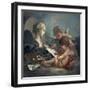 Allegory of Painting Amore-Francois Boucher-Framed Giclee Print