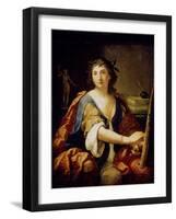 Allegory of Painting (Self-Portrait), 1658-Elisabetta Sirani-Framed Giclee Print