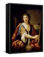 Allegory of Painting (Self-Portrait), 1658-Elisabetta Sirani-Framed Stretched Canvas