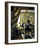 Allegory of Painting-Johannes Vermeer-Framed Giclee Print