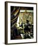 Allegory of Painting-Johannes Vermeer-Framed Giclee Print