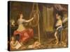 Allegory of Painting-Charles Alphonse Dufresnoy-Stretched Canvas