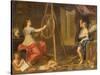 Allegory of Painting-Charles Alphonse Dufresnoy-Stretched Canvas