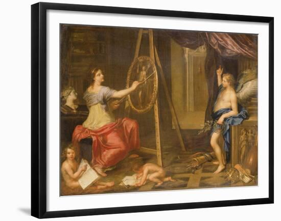 Allegory of Painting-Charles Alphonse Dufresnoy-Framed Giclee Print