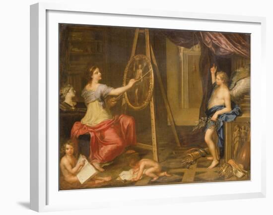 Allegory of Painting-Charles Alphonse Dufresnoy-Framed Giclee Print