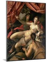 Allegory of Peace, Art and Abundance, 1602-Hans von Aachen-Mounted Giclee Print