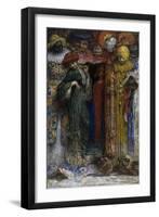 Allegory of Politics: a Masked of People in Fancy Dress-Angelo Dall'Oca Bianca-Framed Art Print