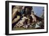 Allegory of Prosperity and Arts in City of Naples, Circa 1690-Paolo de Matteis-Framed Giclee Print