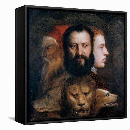 Allegory of Prudence, C1565-1570-Titian (Tiziano Vecelli)-Framed Stretched Canvas