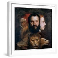 Allegory of Prudence, C1565-1570-Titian (Tiziano Vecelli)-Framed Giclee Print