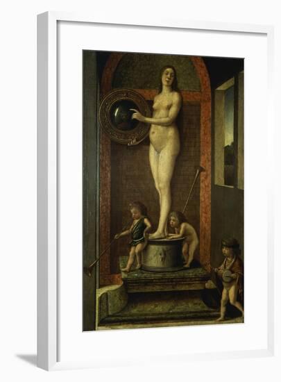 Allegory of Prudence, Ca 1490-null-Framed Giclee Print