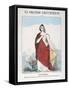 Allegory of Republican France, 1871-E Courtaux-Framed Stretched Canvas