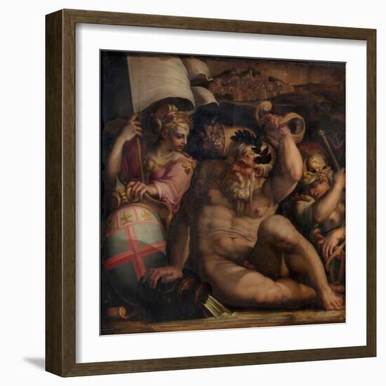 Allegory of Romagna, 1563-1565-Giorgio Vasari-Framed Giclee Print