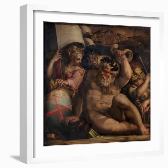 Allegory of Romagna, 1563-1565-Giorgio Vasari-Framed Giclee Print