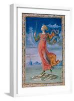 Allegory of Rome. Illustration for the Manuscript De Secundo Bello Punico Poema-null-Framed Giclee Print