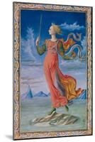 Allegory of Rome. Illustration for the Manuscript De Secundo Bello Punico Poema-null-Mounted Giclee Print