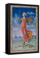 Allegory of Rome. Illustration for the Manuscript De Secundo Bello Punico Poema-null-Framed Stretched Canvas