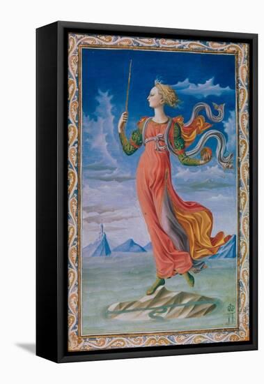 Allegory of Rome. Illustration for the Manuscript De Secundo Bello Punico Poema-null-Framed Stretched Canvas