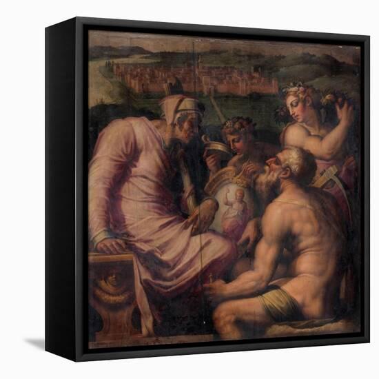 Allegory of San Giovanni Valdarno, 1563-1565-Giorgio Vasari-Framed Stretched Canvas