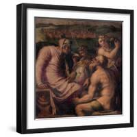 Allegory of San Giovanni Valdarno, 1563-1565-Giorgio Vasari-Framed Giclee Print