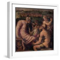 Allegory of San Giovanni Valdarno, 1563-1565-Giorgio Vasari-Framed Giclee Print