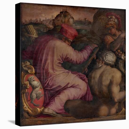 Allegory of San Miniato in Lower Valdarno, 1563-1565-Giorgio Vasari-Stretched Canvas
