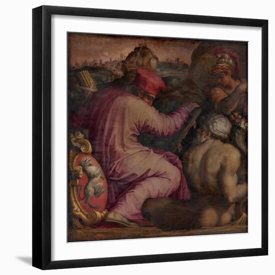 Allegory of San Miniato in Lower Valdarno, 1563-1565-Giorgio Vasari-Framed Giclee Print