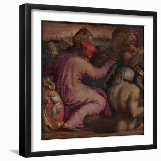 Allegory of San Miniato in Lower Valdarno, 1563-1565-Giorgio Vasari-Framed Giclee Print