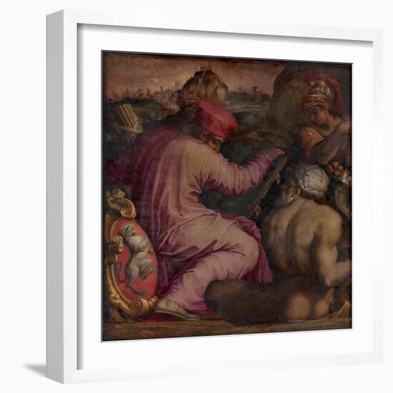 Allegory of San Miniato in Lower Valdarno, 1563-1565-Giorgio Vasari-Framed Giclee Print