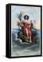 Allegory of Sicily-Stefano Bianchetti-Framed Stretched Canvas