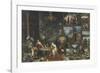 Allegory Of Sight And Smell-Pieter Bruegel the Elder-Framed Giclee Print