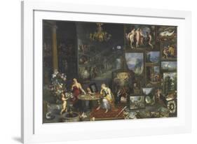 Allegory Of Sight And Smell-Pieter Bruegel the Elder-Framed Giclee Print