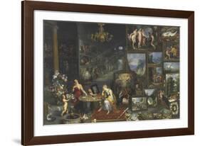 Allegory Of Sight And Smell-Pieter Bruegel the Elder-Framed Giclee Print