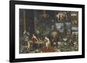 Allegory Of Sight And Smell-Pieter Bruegel the Elder-Framed Giclee Print